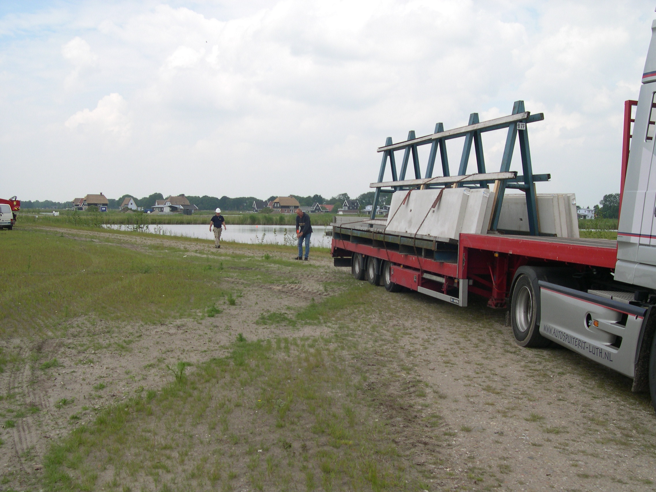 Vrachtauto in Bodelaeke